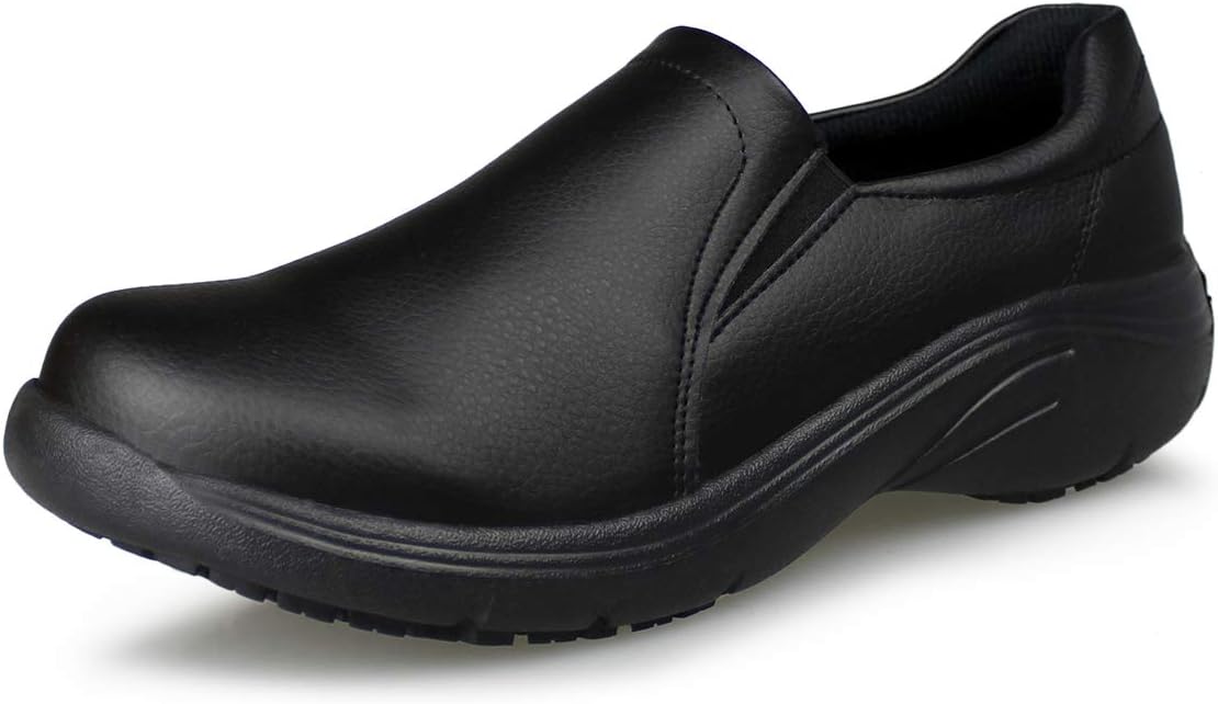 Women's Slip-On Nursing Shoes - Slip Resistant Outsole and Lightweight Build for Long Shifts - 6