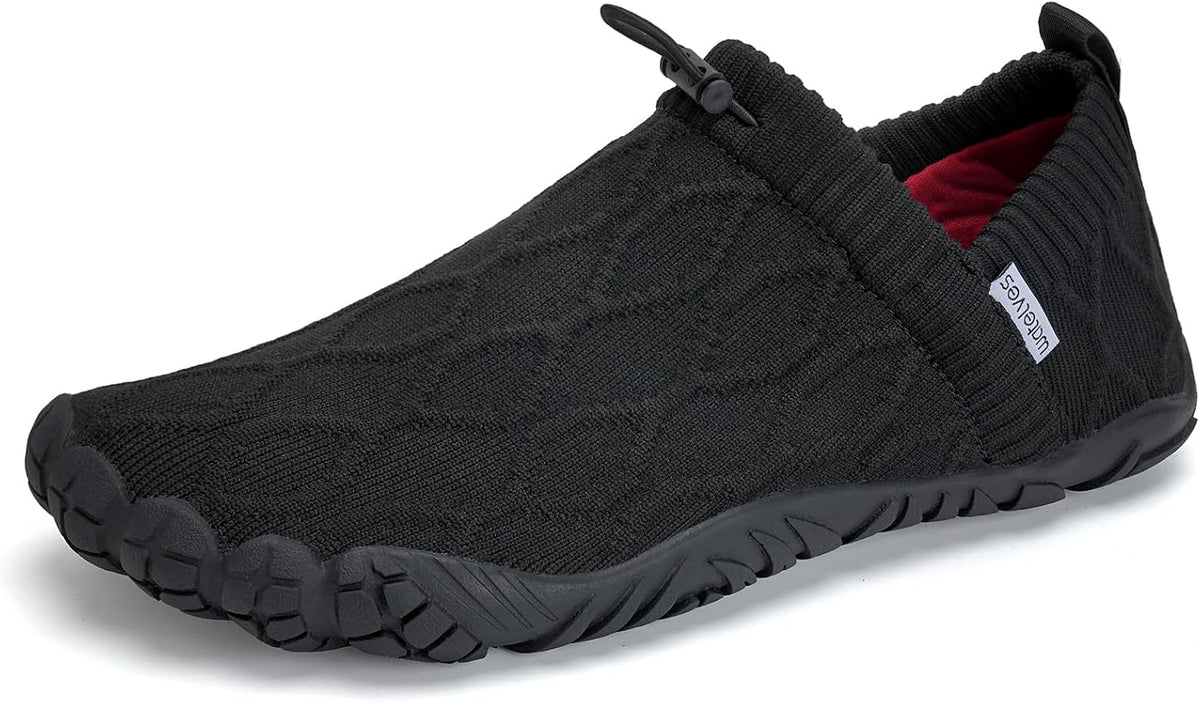 Unisex Minimalist Barefoot Water Shoes - Flexible Sole and Quick Drying Upper for Beach Walking - 6 Women/5 Men