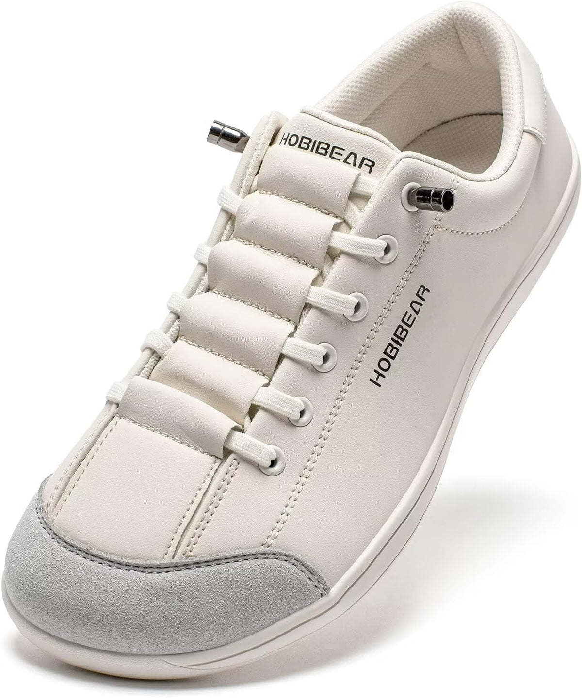 Women's Leather Barefoot Slip-On Shoes - Wide Toe Box and Zero Drop Sole for Everyday Wear - 6 Wide