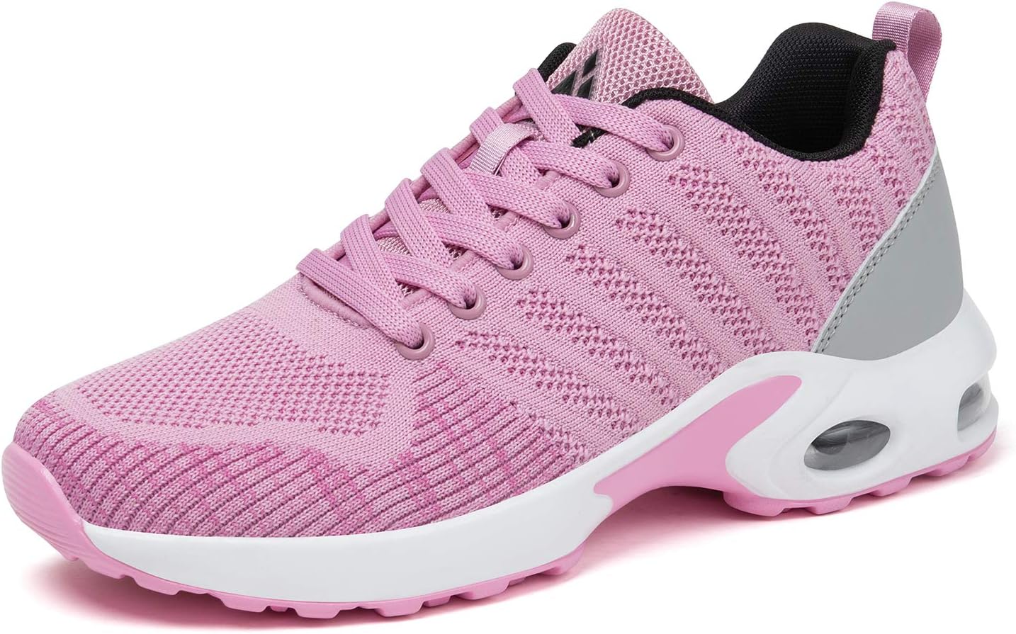 Women's Breathable Mesh Running Sneakers - Air Cushion Sole and Arch Support for Gym and Walking - 8