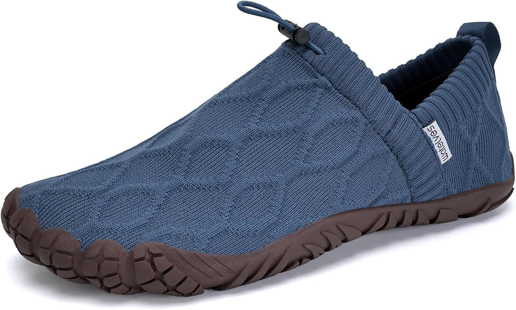 Unisex Minimalist Barefoot Water Shoes - Flexible Sole and Quick Drying Upper for Beach Walking - 6 Women/5 Men