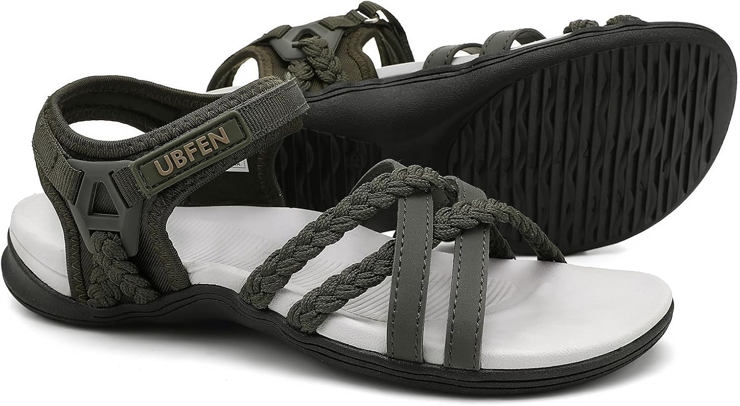 Women's Adjustable Strap Hiking Sandals - Arch Support, Lightweight Build for Beach and Camping - 7