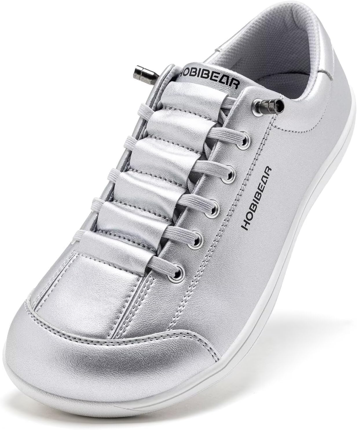 Women's Leather Barefoot Slip-On Shoes - Wide Toe Box and Zero Drop Sole for Everyday Wear - 7 Wide