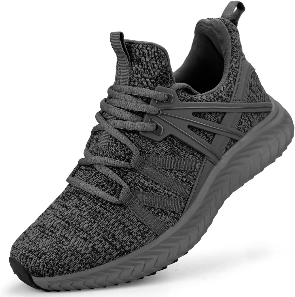 Women's Slip-On Running Sneakers - Lightweight Mesh Upper and Cushioned Fit for Walking and Gym - 6