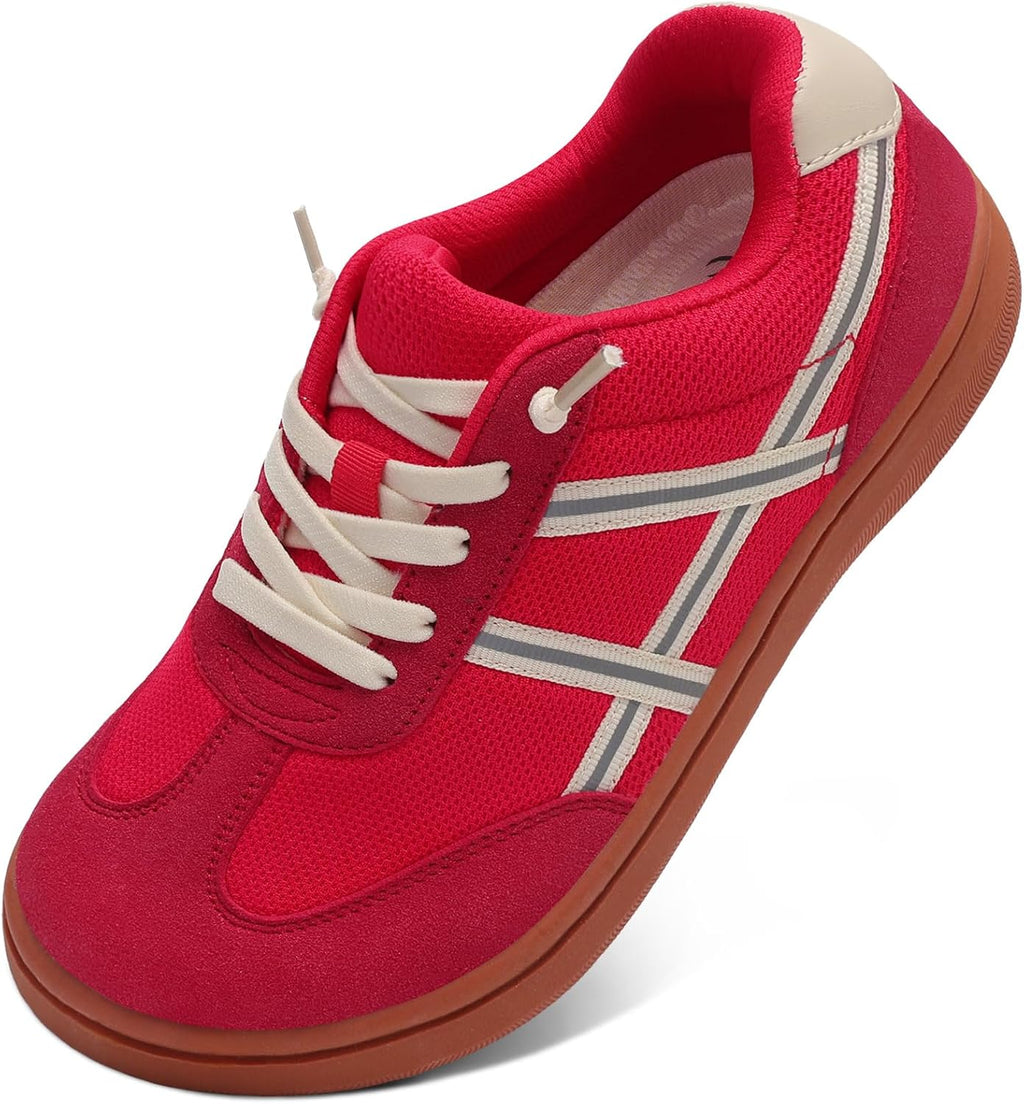 Women's Wide Toe Box Slip-On Sneakers - Zero Drop Sole, Cushioned Insole and Breathable Mesh - 7 Wide
