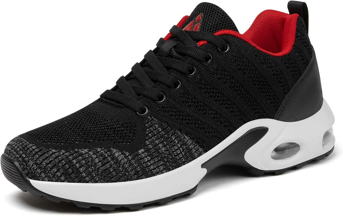 Women's Breathable Mesh Running Sneakers - Air Cushion Sole and Arch Support for Gym and Walking - 6