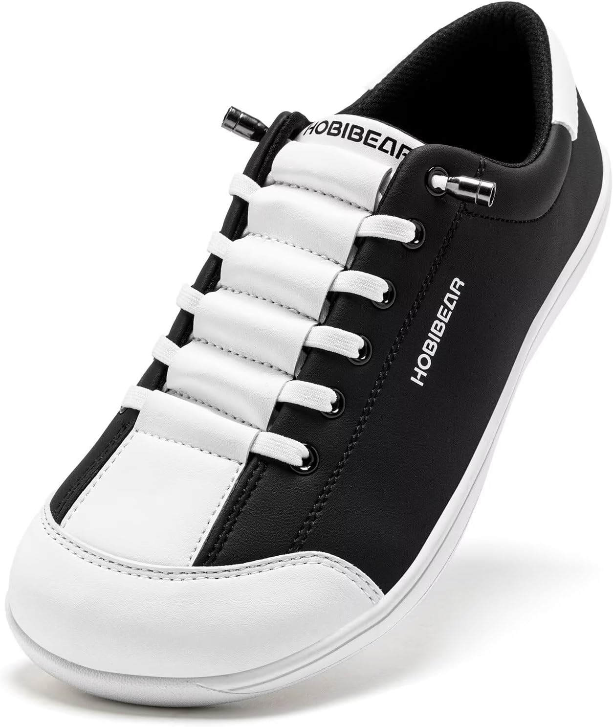 Women's Leather Barefoot Slip-On Shoes - Wide Toe Box and Zero Drop Sole for Everyday Wear - 6 Wide