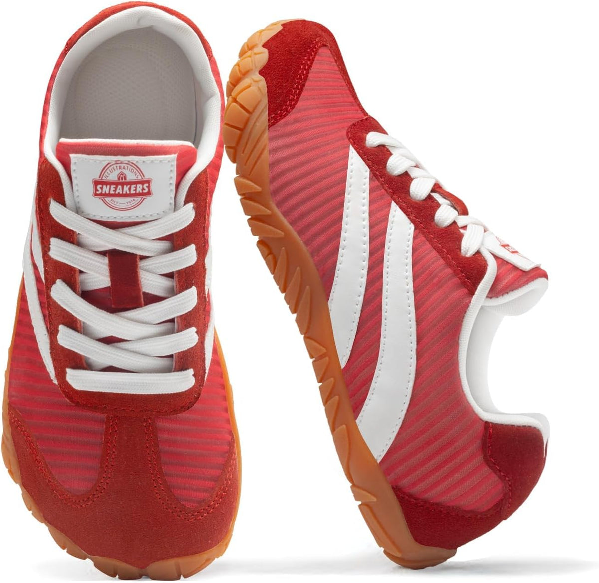 Unisex Wide Toe Box Barefoot Sneakers - Zero Drop Sole and Breathable Upper for Trail Walking - 8 Women/6.5 Men