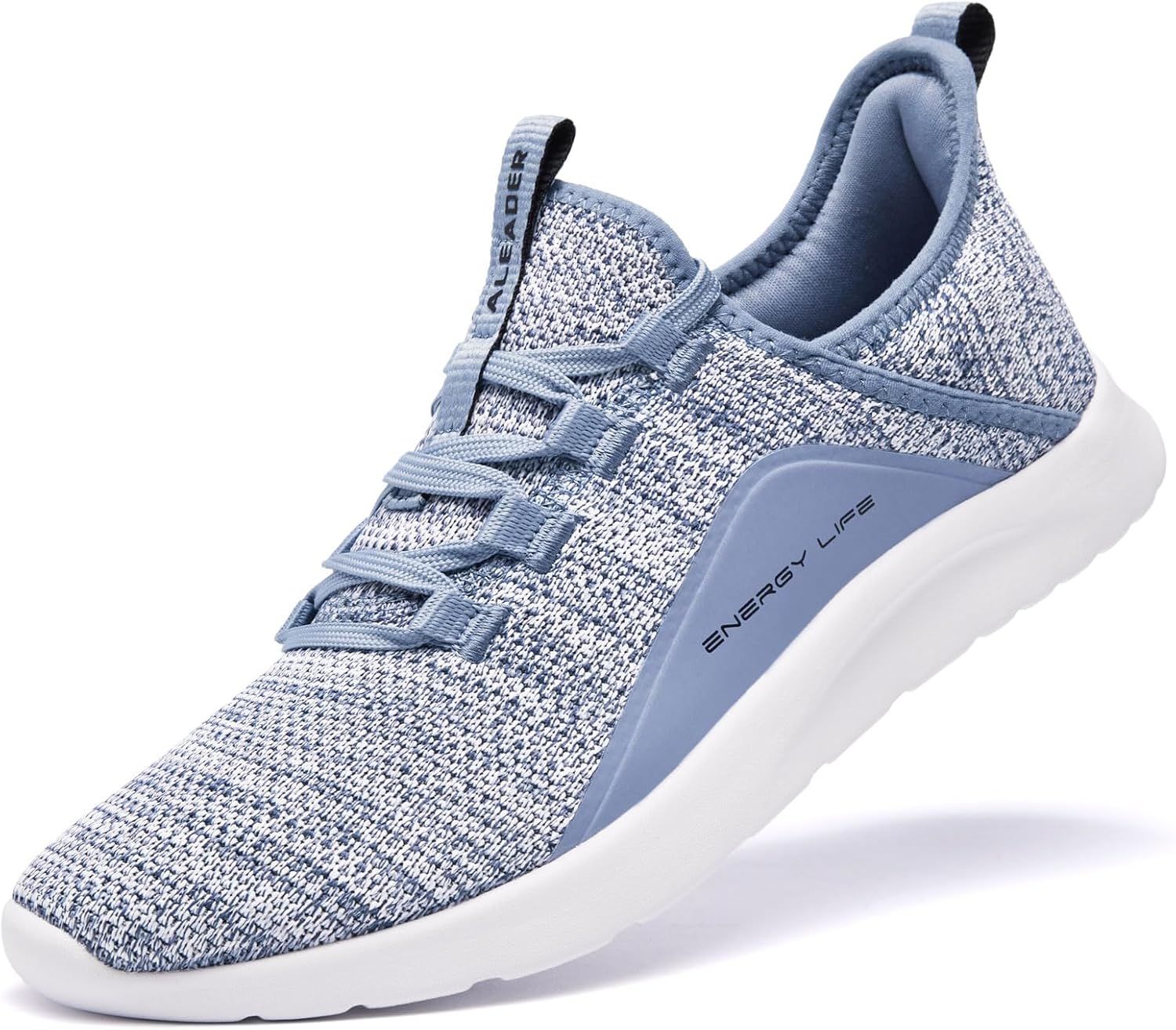 Women's Lightweight Slip-On Running Shoes - Breathable Upper and Non-Slip Sole for Cross Training - 6
