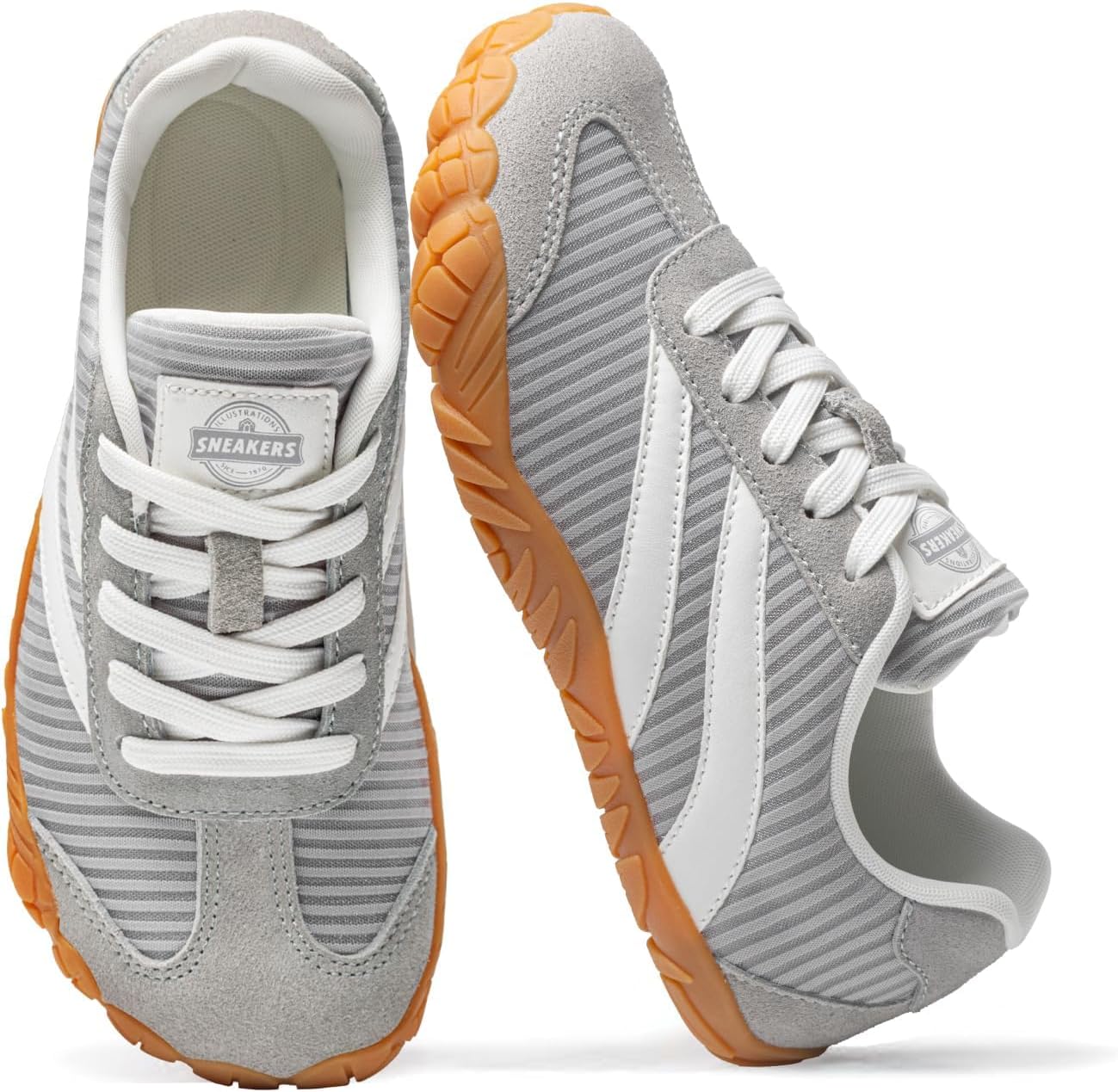 Unisex Wide Toe Box Barefoot Sneakers - Zero Drop Sole and Breathable Upper for Trail Walking - 6 Women/4.5 Men