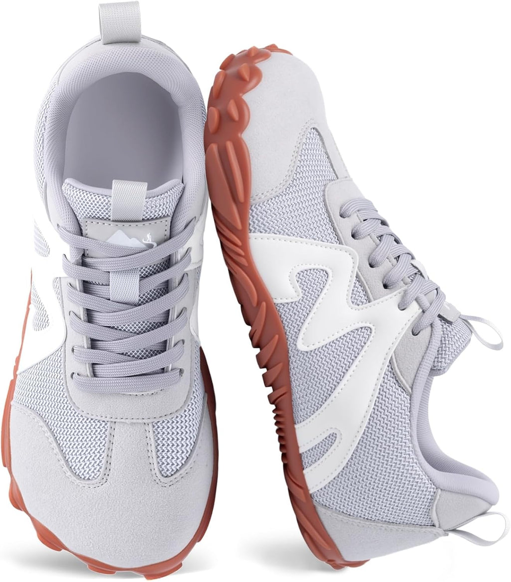Unisex Zero Drop Barefoot Sneakers - Wide Toe Box and Non-Slip Sole for Hiking and Travel - 8 Women/6.5 Men