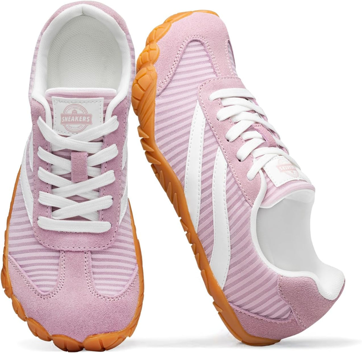 Unisex Wide Toe Box Barefoot Sneakers - Zero Drop Sole and Breathable Upper for Trail Walking - 6 Women/4.5 Men
