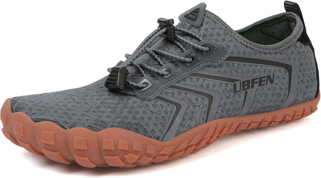 Unisex Quick Dry Water Shoes - Adjustable Bungee Lace and Flexible Rubber Sole for Kayaking - 10 Women/8.5 Men