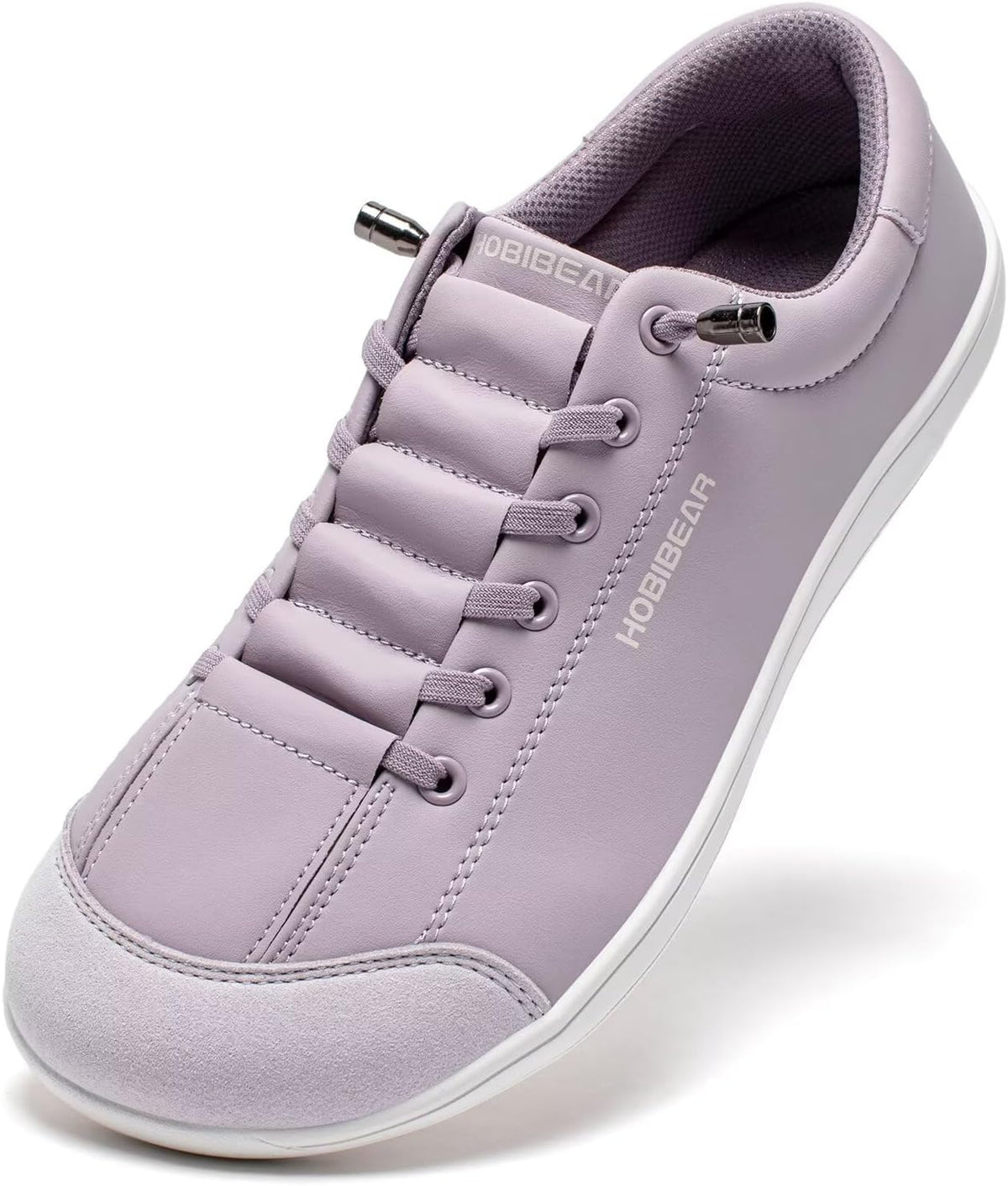 Women's Leather Barefoot Slip-On Shoes - Wide Toe Box and Zero Drop Sole for Everyday Wear - 6 Wide