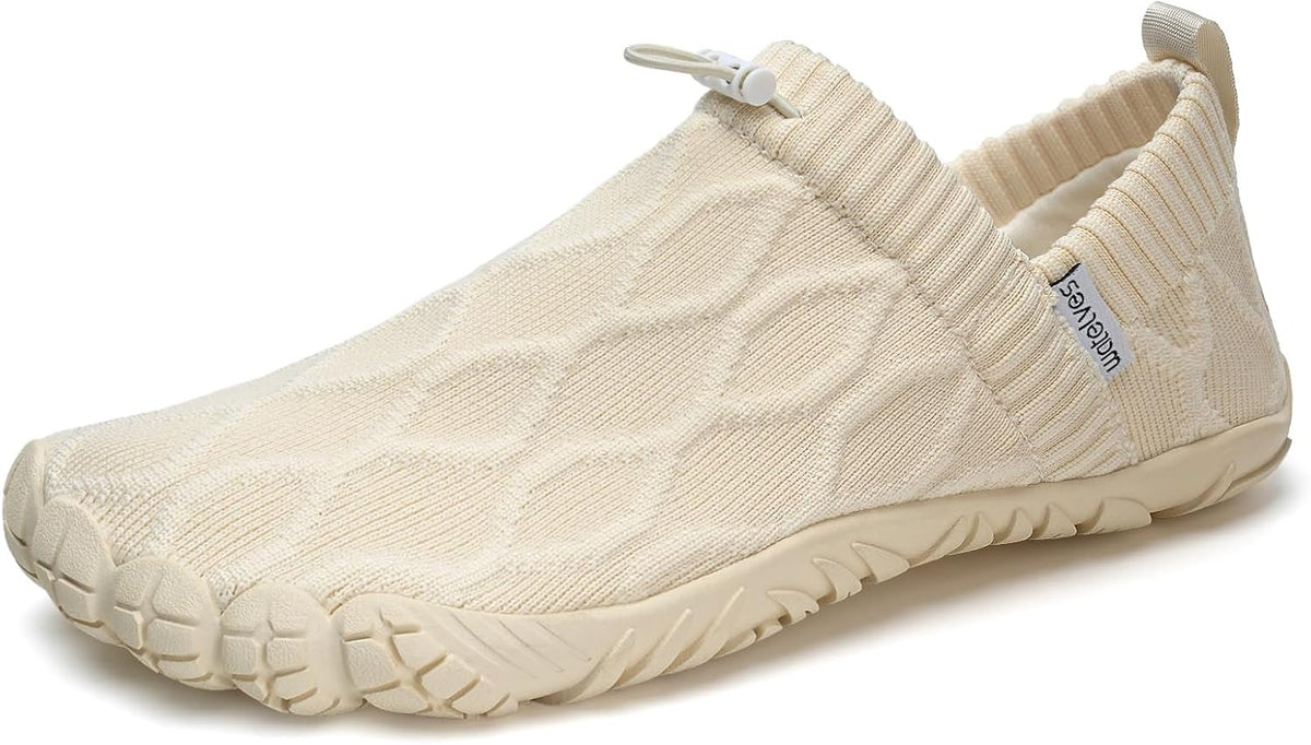 Unisex Minimalist Barefoot Water Shoes - Flexible Sole and Quick Drying Upper for Beach Walking - 7 Women/6 Men