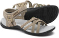 Women's Adjustable Strap Hiking Sandals - Arch Support, Lightweight Build for Beach and Camping - 7