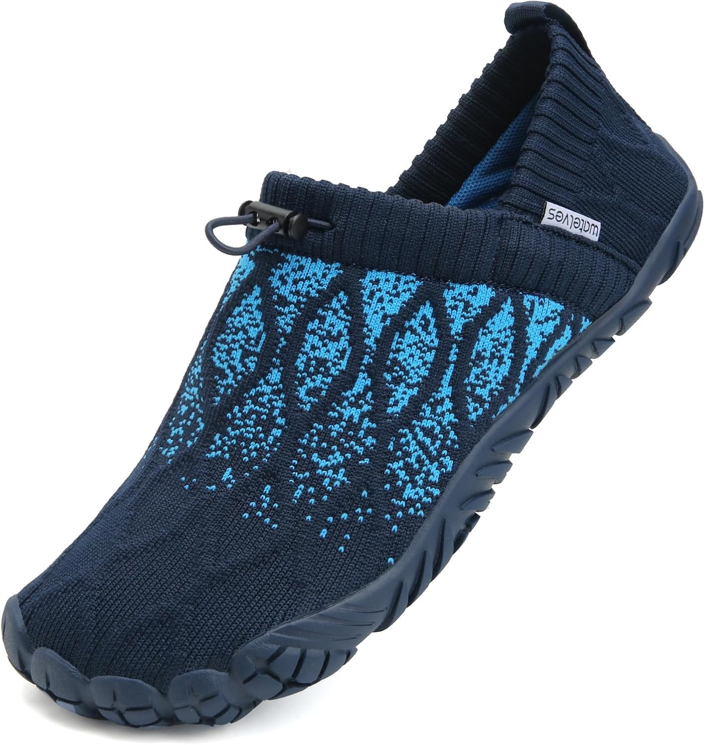 Unisex Minimalist Barefoot Water Shoes - Flexible Sole and Quick Drying Upper for Beach Walking - 6 Women/5 Men
