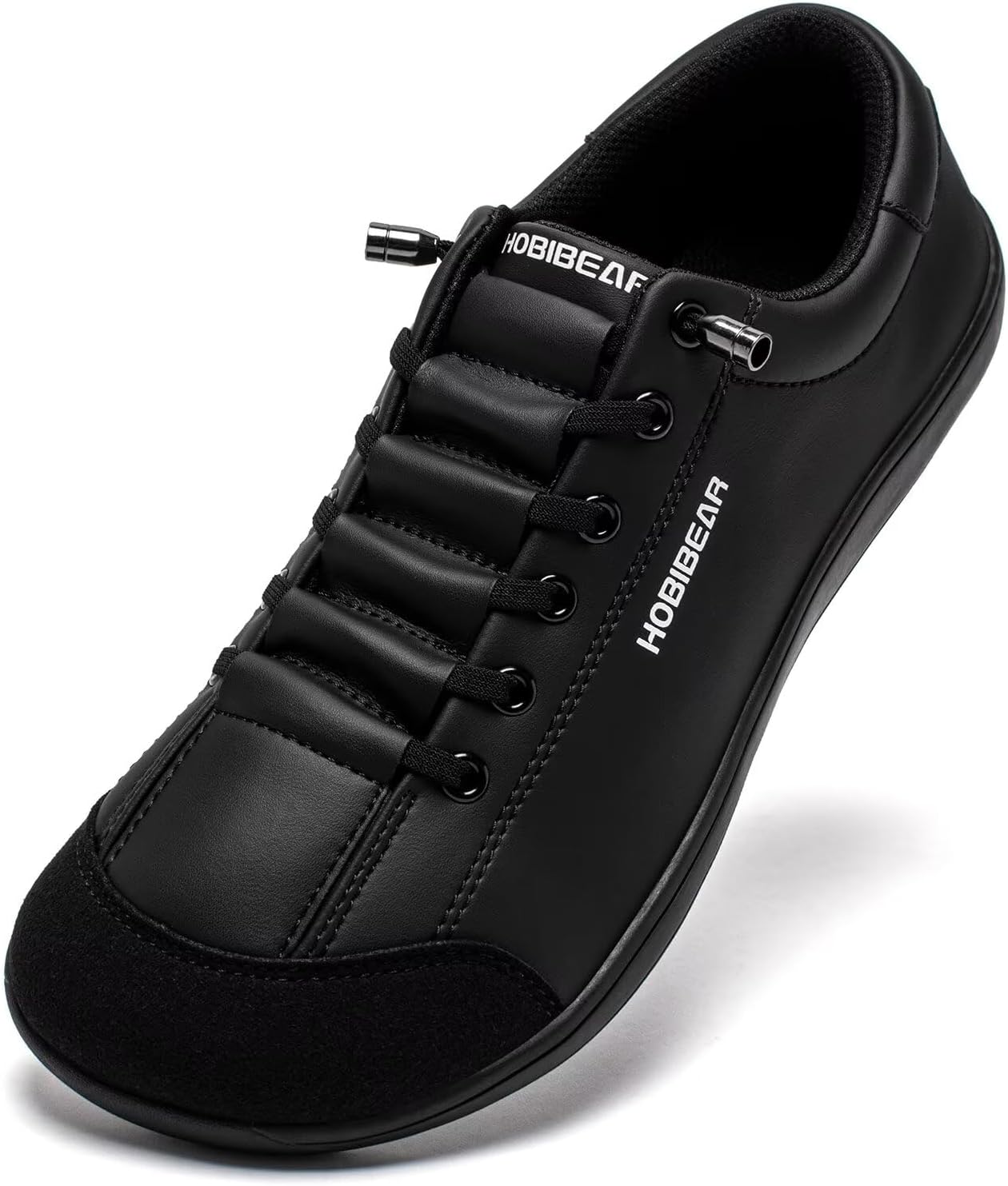Women's Leather Barefoot Slip-On Shoes - Wide Toe Box and Zero Drop Sole for Everyday Wear - 6 Wide