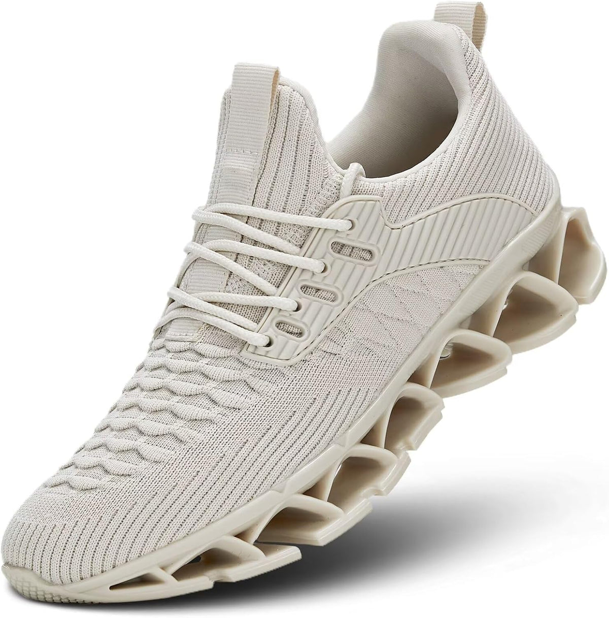 Women's Slip-In Running Sneakers - Blade Sole Design and Non-Slip Grip for Work, Gym and Walking - 6