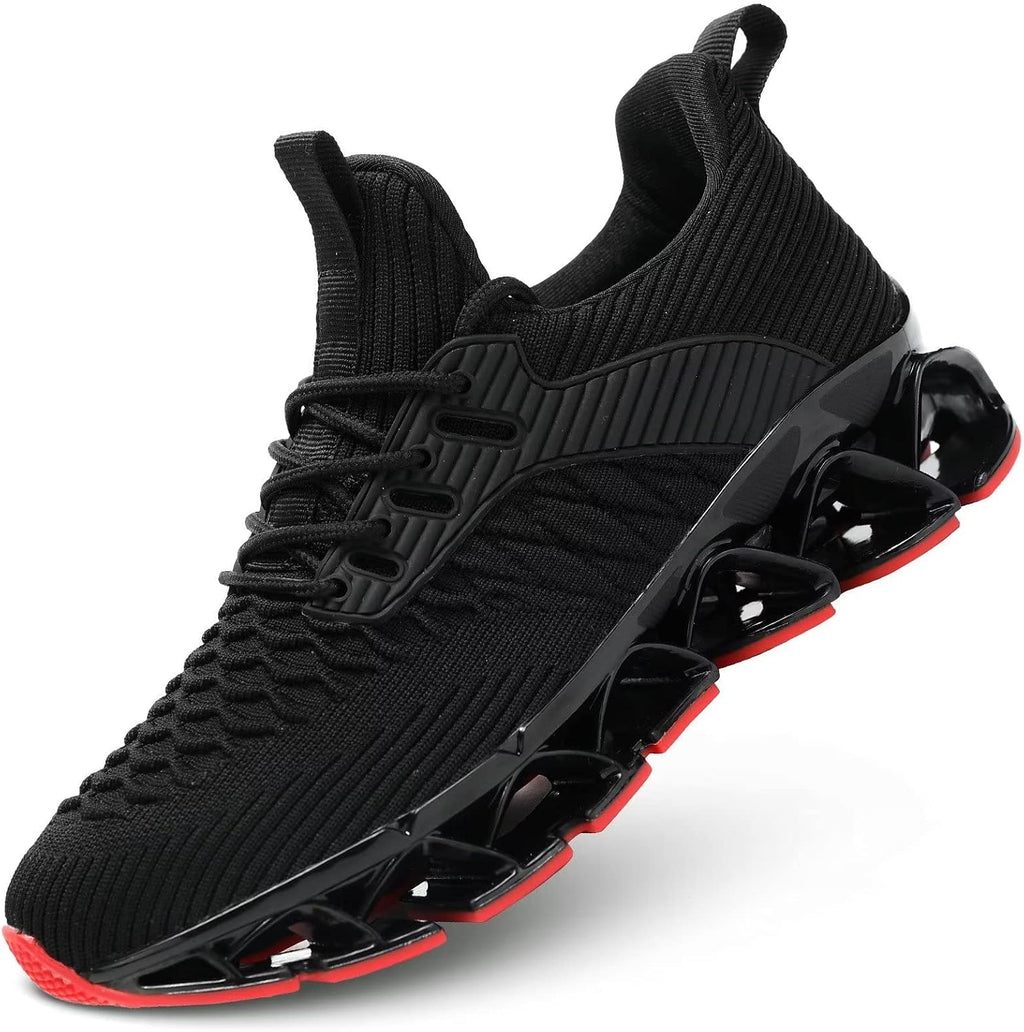 Women's Slip-In Running Sneakers - Blade Sole Design and Non-Slip Grip for Work, Gym and Walking - 6