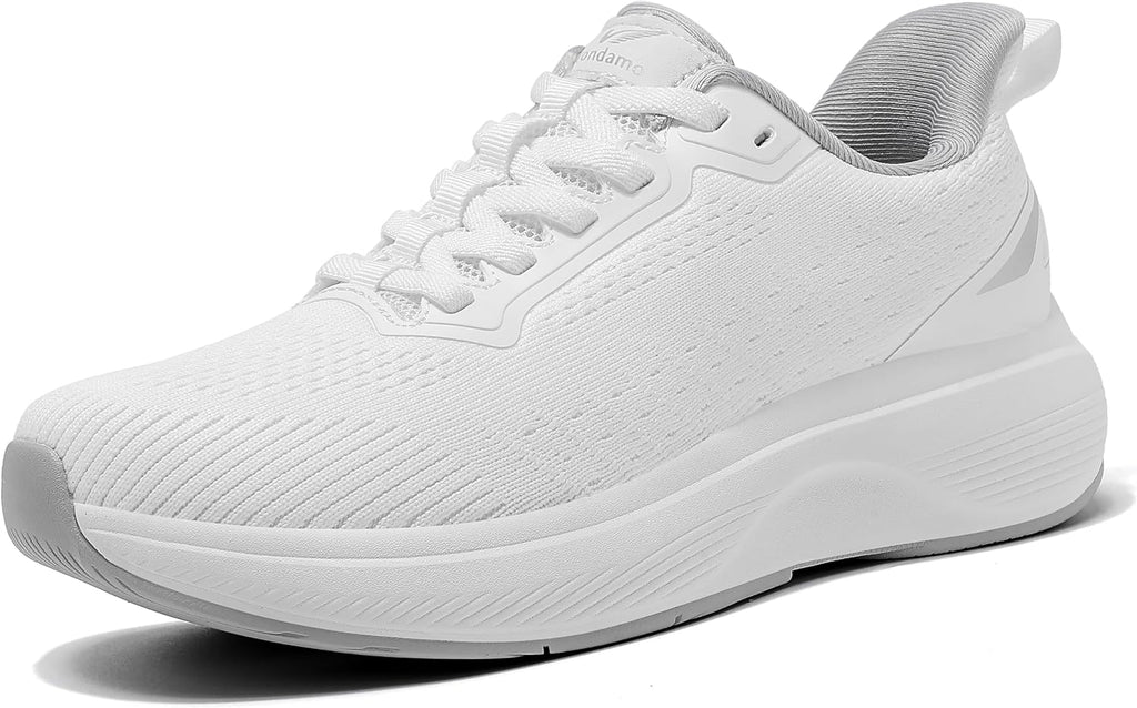 Women's Slip-On Walking Sneakers - Rebound Cushioning and Non-Slip Sole for Daily Wear - 6