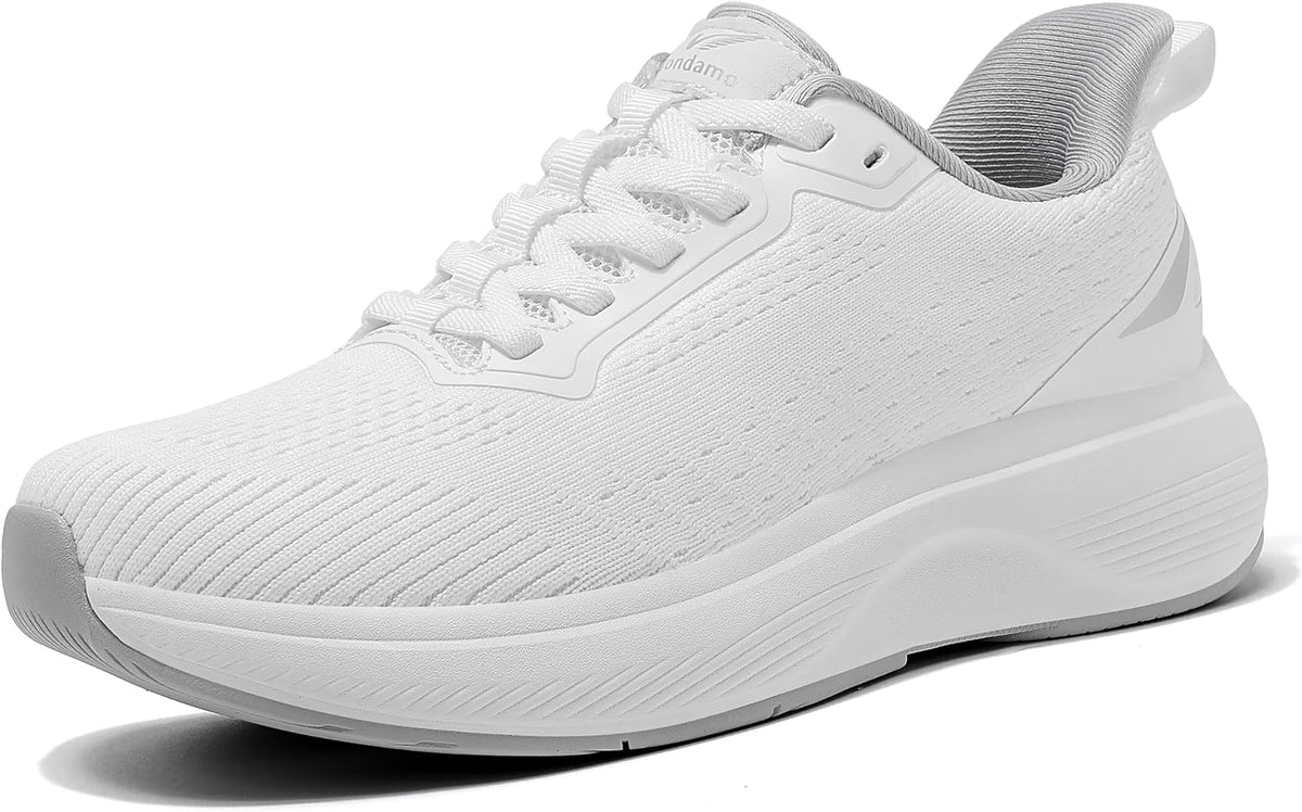 Women's Slip-On Walking Sneakers - Rebound Cushioning and Non-Slip Sole for Daily Wear - 6