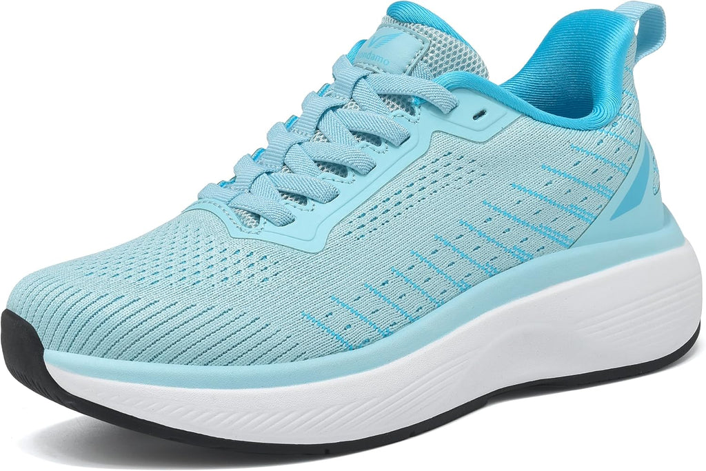 Women's Slip-On Walking Sneakers - Rebound Cushioning and Non-Slip Sole for Daily Wear - 6