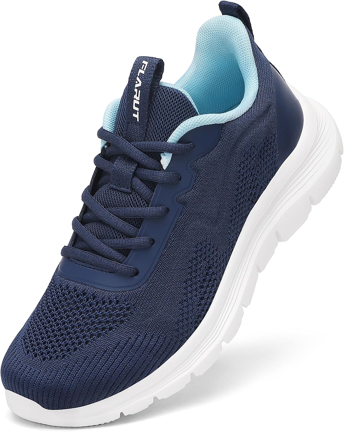 Women's Breathable Running Sneakers - Cushioned Support and Non-Slip EVA Outsole for Travel Days - 6