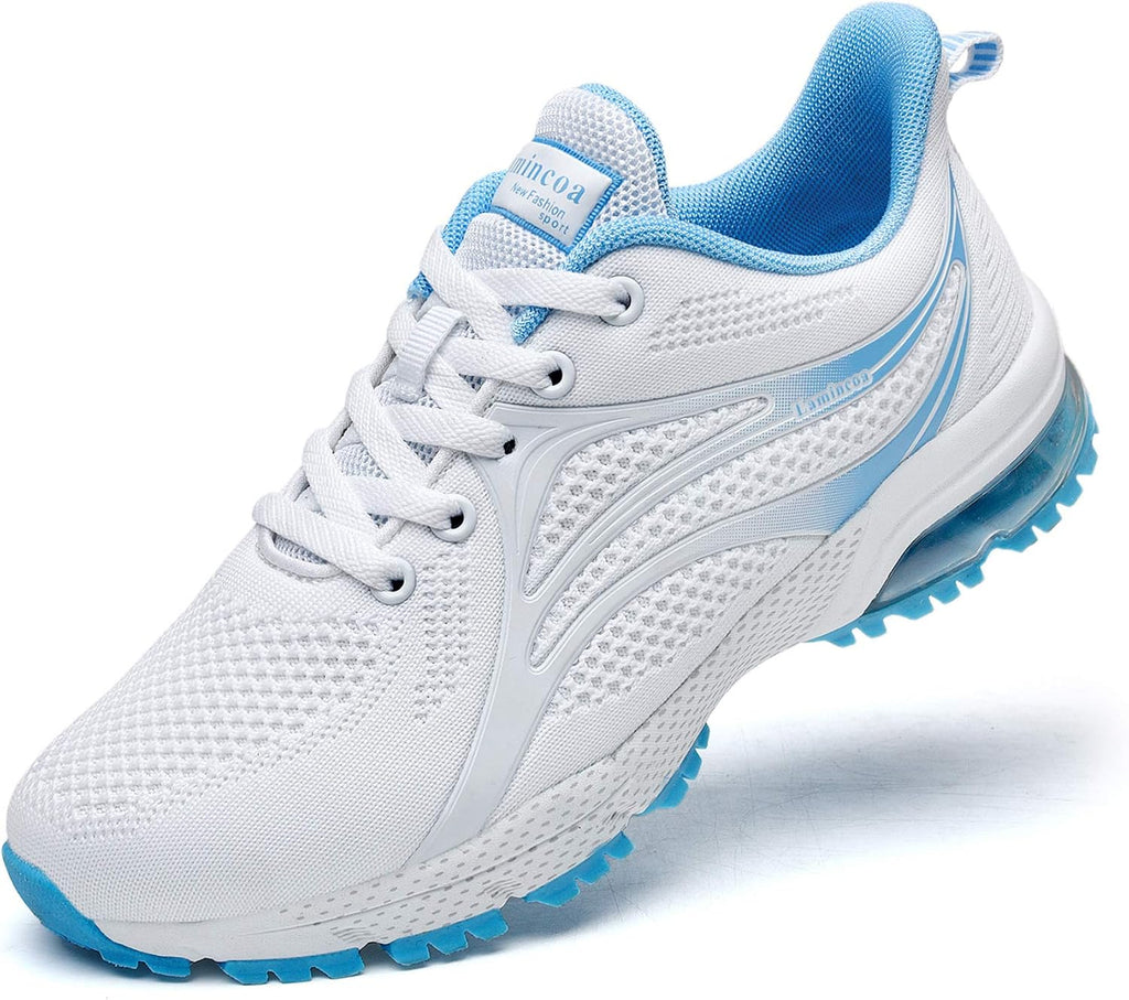 Women's Mesh Running Sneakers - Non-Slip Sole and Lightweight Athletic Fit for Gym and Tennis - 7