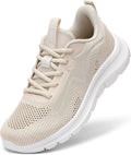 Women's Breathable Running Sneakers - Cushioned Support and Non-Slip EVA Outsole for Travel Days - 6