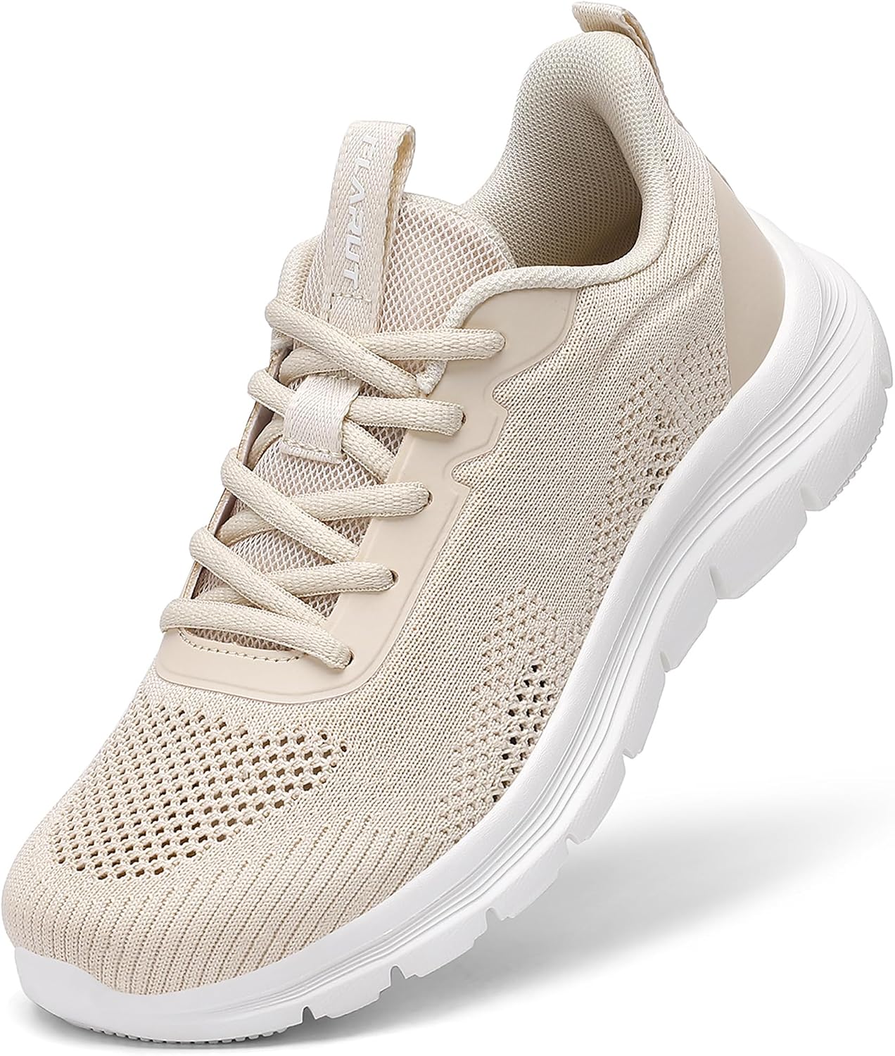 Women's Breathable Running Sneakers - Cushioned Support and Non-Slip EVA Outsole for Travel Days - 6