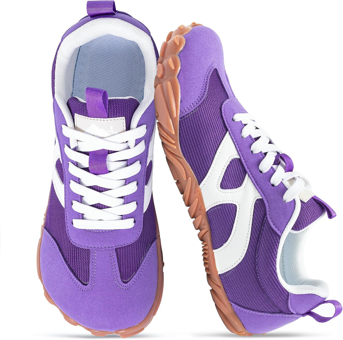 Unisex Zero Drop Barefoot Sneakers - Wide Toe Box and Non-Slip Sole for Hiking and Travel - 10 Women/8.5 Men