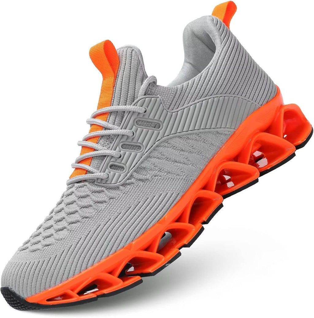 Women's Slip-In Running Sneakers - Blade Sole Design and Non-Slip Grip for Work, Gym and Walking - 6