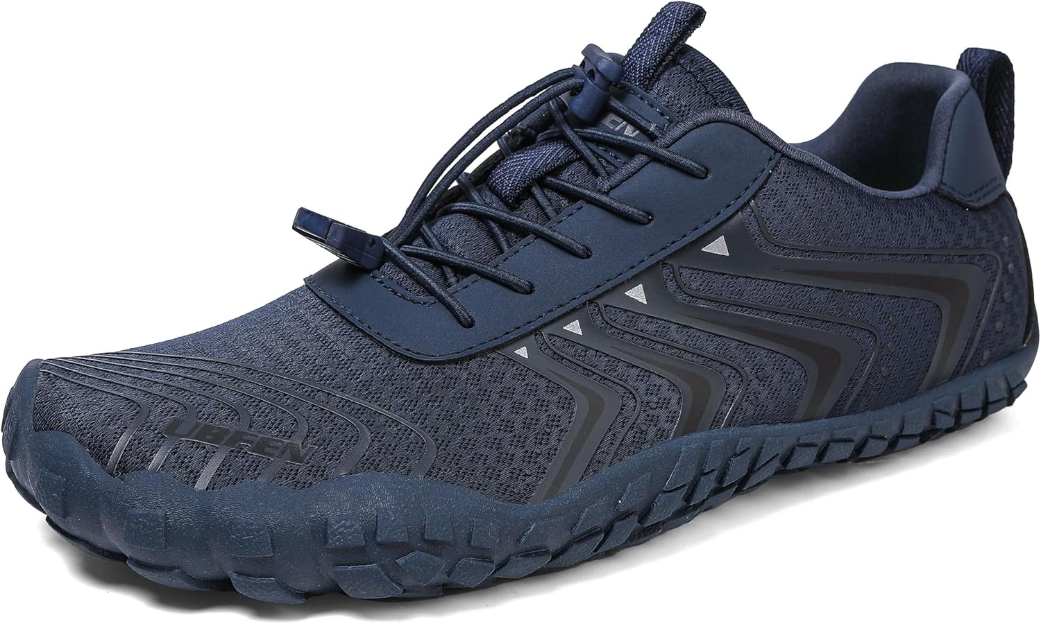 Unisex Quick Dry Water Shoes - Adjustable Bungee Lace and Flexible Rubber Sole for Kayaking - 6 Women/5 Men